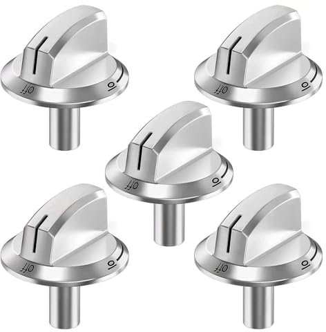 ZRHWSPD Manopole forni 5 Pezzi/Set manopole for fornelli a Stelo Lungo Parti di Ricambio for Accessori for bruciatori a Gas