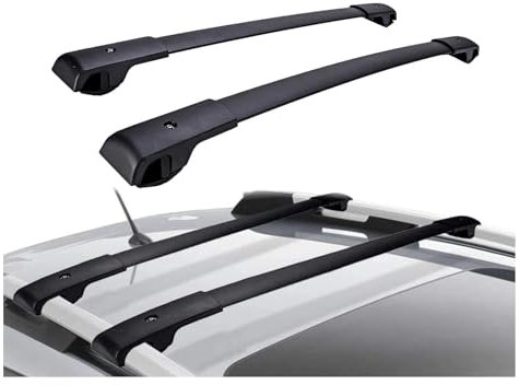 Auto Gepäckträger Dachgepäckträger Auto Dachträger ABS Für SUV Gepäckträger Kajaks Fahrrad Kanus Dach Kreuz Bars Rack Halter Für Subaru Für Forester 2014-2017