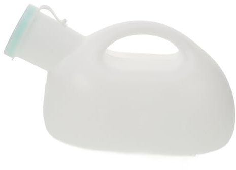 VALICLUD Große Tragbare Urinflasche Für Männer Urinal Mit Deckel Wiederverwendbar Notfall-urinal Für Reisen Und Camping Aus Kunststoff Leicht Und Praktischer Pinkeltopf