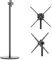 Adjustable 3D Hologram Projector Fan Stand Universal Hook Steel Bracket For 3D Holographic Fan Festival Advertising Display