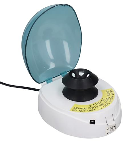 Mini Centrifugeuse, Machine de Paillasse Portative ABS Silencieuse 4 000 Tr/min, Conception Encliquetable pour Utilisation en Laboratoire