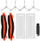 BekabA Pack de 9 Accesorios Repuestos para Xiaomi Robot Vacuum S12/S10 EU, 2 Cepillos Principales Naranja, 2 Filtros HEPA,4 Cepillos Laterales, Kit Repuestos para Xiaomi Vacuum-Mop 2S/P/Pro/V2/V3/SE