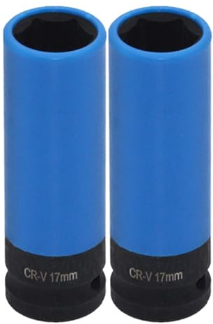 2 Pièces 17mm Universels Écrou De Blocage Roue Clé À Douille Retrait Clé Retrait Antivol Outil Réparation Facile À Utiliser Écrou Roue Protection