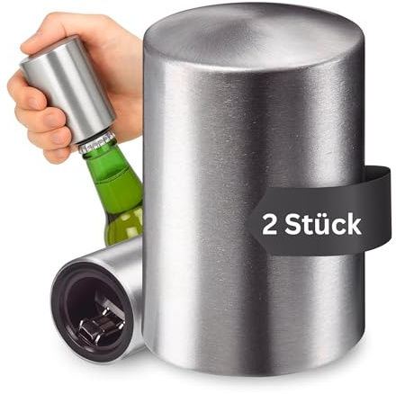 Flaschenöffner 2er Set 'Push' - Flaschenöffner mit Push Up Funktion