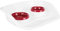 Trixie 24721 Napf-Set, Kunststoff, 0,25 l/ø 9 cm & 0,3 l/ø 11 cm/46 × 11 × 30 cm, weiß/Näpfe: