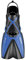 Mares X-ONE Schnorchelflosse mit Gummi Straps, Farbe:blau, Größe:M/L
