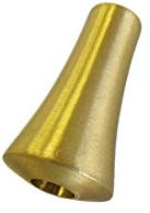 Penbrice Interiors Contemporary cord pull Modern heavy metal light blind string end 4cm x 2.2cm (Brass satin)