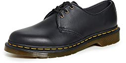 Dr. Martens 1461 Vegan Unisex-Erwachsene Derby Schnürhalbschuhe, Schwarz (Black), 45