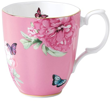 Royal Albert Miranda Kerr Friendship 40001828 Mug 0.40ltr, Pink, Fine Bone China, 1 Count (Pack of 1)
