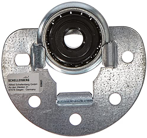 Schellenberg 83601 Soporte de pared con rodamiento de bolas para ejes octogonales con un diámetro de 40 mm, para persianas