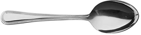 Grunwerg Bead Cucharas de Mesa, 18/0 Acero Inoxidable, Juego de 12