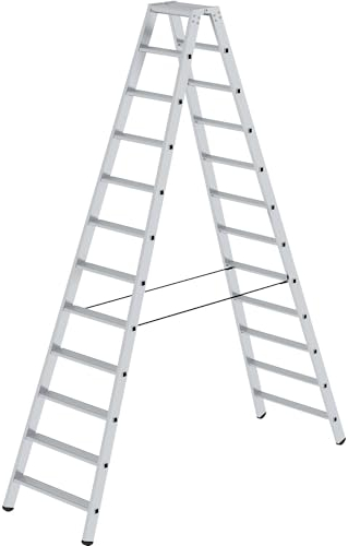eurokraft pro | Scala a libro a gradini | salita su due lati | versione standard | 2 x 12 gradini