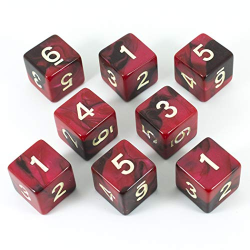 Paladin Roleplaying Marble D6 Dice Set (Blood God)