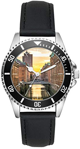 KIESENBERG Geschenk für Hamburg Speicherstadt Hansestadt Uhr L-20187