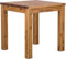 B.R.A.S.I.L.-Möbel Esstisch Rio Classico 73x73 cm Brasil Holz Pinie Massivholz Esszimmertisch Echtholz ausziehbar vorgerichtet für Ansteckplatten Brasilmöbel