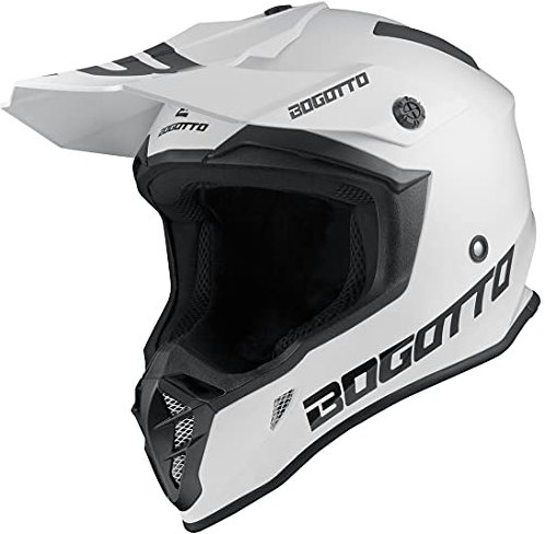 Bogotto V332 Motocross Helm, weiß, L