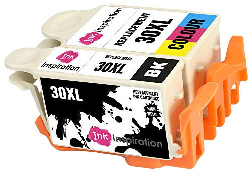 Ink Inspiration® Ersatz für Kodak 30 30XL 30B 30CL Druckerpatronen 2er-Pack, kompatibel mit Kodak ESP C100 C110 C115 C300 C310 C315 C330 C360 1.2 3.2 3.2S Hero 2.2 3.1 5.1 Office 2150, Schwarz/Farbe