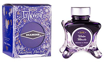 Diamine - Shimmer & Sheen Fountain Pen Ink, Winter Miracle, 50ml, Inkvent
