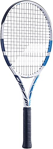 Babolat EVO Drive Strung Tennisschläger, White/Blue, Grip 2