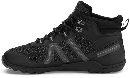 Xero Shoes Men's Xcursion Fusion Hiking Boots, Black Titanium (2021 Version), 48 EU
