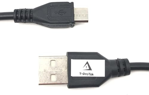 T-ProTek USB Kabel datenkabel ladekabel Kompatibel für BlackBerry Q10 weiß