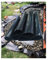 Teichfolien Zuschnitt HDPE Teichfolie Gartenteichfolie Schwarz 0.2MM Wasserdicht Flexibel Schwimmteich Folie Teichplane für Schwimmteich Teichbau,Garten Teichzubehör Wasserbecken (1×10m)