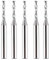 SpeTool 5PCS 1/8 Cutting Diameter Compression Router Bits with 1/4 Shank, UP&Down Spiral Router Bits Set Carbide CNC Rotary Tool for Wood/Plywood/MDF