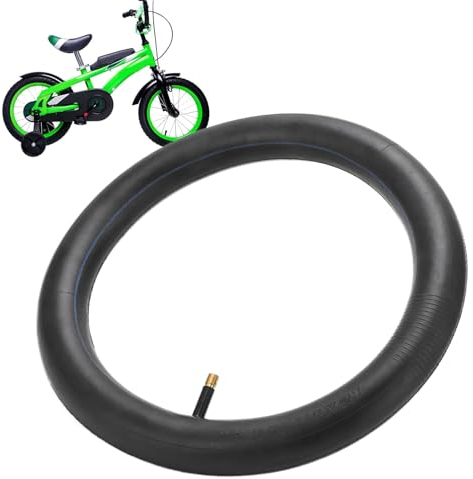 Agatige Fahrradschläuche, 12in/14in/16in/18in/20in/22in Kinder Fahrradschläuche Passend für Fahrradschläuche mit 1.75/1.95 Ventil Verdickende Gummi-Innenschläuche für Straßen/Mountainbikes/Fahrräder
