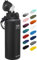 Fanhaw 1.2L Stainless Steel Insulated Sports Water Bottles with Straw for Kids, Men and Women(Black)
