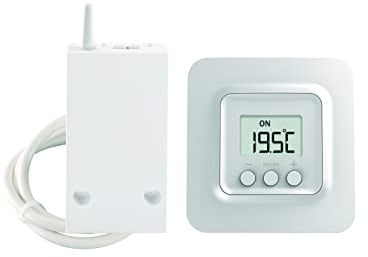 Delta Dore – Thermostat Tybox 5701 FP pour Commande au degré près d’Un radiateur Fil Pilote – 6050674, Blanc, Taille Unique