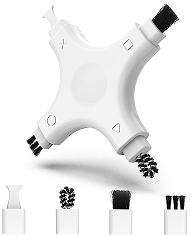 Nalezuns Juego de limpieza de teclado, juego de limpieza para teléfono móvil, fácil de transportar, kit de limpieza 4 en 1 para teléfono móvil, limpiador de teclado con cepillo para ordenador portátil