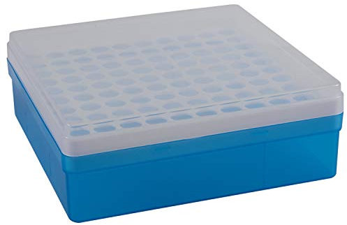 Wresetly Quadratisch 100 Positionen Labor 1,5 ml Entsafter Box Fall