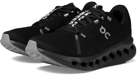 On Damen Cloudsurfer Laufschuh, All Black, 42.5 EU