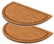 Zerbino Coir Frame Design Half Round - Clean Run 40x60 cm Set di 2 - Zerbino per porte interne - Tappeto in cocco antibatterico - Materiale naturale