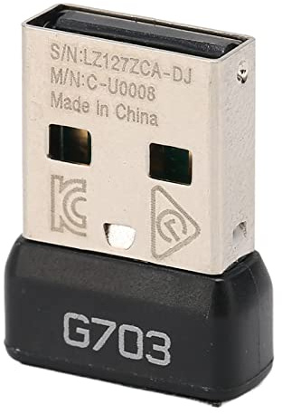 VBESTLIFE G703 Receptor de Mouse USB Inalámbrico 2.4G Adaptador Reemplazo para Ratón G703