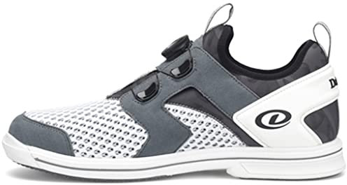 Dexter Mens Pro BOA White/Grey Wide Width Bowling Shoes