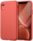 JETech Cover in Silicone per iPhone XR 6,1 Pollici, Protettiva per Tutto il Corpo Morbida al Tatto, Custodia Antiurto (Corallo)