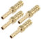 QUARKZMAN 4pcs 8mm - 5mm Droit Forme Barb Laiton Tuyau Raccord Connecteur