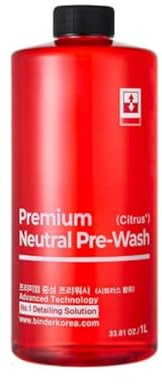 Fireball PREMIUM AUTOPFLEGE Binder Premium Neutral Pre-Wash KFZ Vorreiniger Vorwäsche Citrus Reiniger 1L