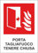 M-ITALY CARTELLO SEGNALETICO - porta tagliafuoco tenere chiusa - Adesivo Extra Resistente, Pannello in Forex, Pannello In Alluminio (15x10, Adesivo)
