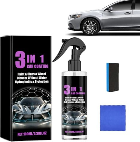 Recubrimiento En Aerosol Cerámica, Pintura en Aerosol para Coche Alta Protección, Renovated Coating Paste Maintenance Agent, Recubrimiento Cerámico Automotriz, Reparador y Renovador Plástico
