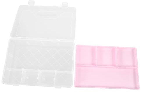 SEWACC Kasten Skizzenbox Mäppchen schreibutensilien Bleistifthalter Bleistiftbehälter Container Plastikbehälter transparentes Gehäuse Aufbewahrungskiste Verpackung Zeichenwerkzeug