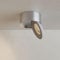 s.luce Santa Neo LED-Deckenstrahler schwenkbar dimmbar Deckenlampe Deckenleuchte, Farbe:Aluminium/Weiß, Lichtfarbe:Extra Warmweiß (2700K)