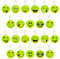 Parastar 22 Stück Reflektoren Kinder, Kinder Sicherheits Reflektor Smiley Schlüsselanhänger Kinder Sicherheit Reflektor Anhänger Kinder für Schulranzen, Rucksäcke, Wandern, Nachtlaufen und Radfahren