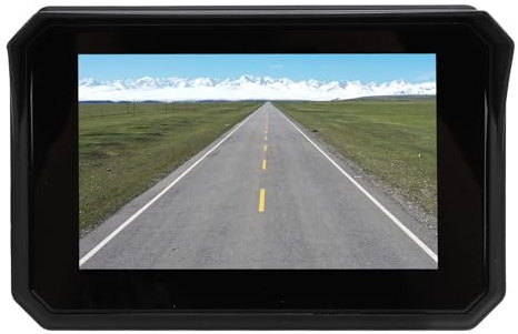 Tbest Motorrad-GPS-Navigation, Wasserdichtes HD-Display, Praktische Nutzung, Touchscreen, GPS-Navigation, Carplay für Fahrer