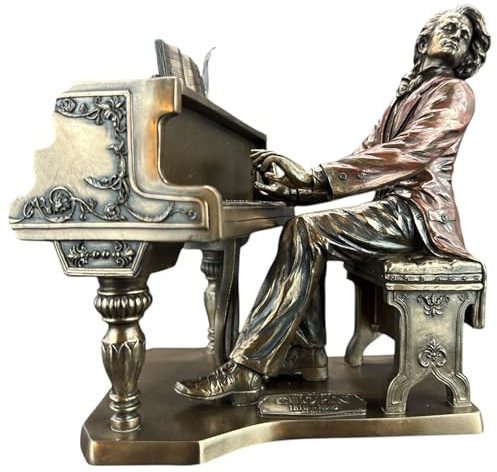 57 SPECIAL REPLICAS Skulptur Deko Figur FRYDERYK Chopin SPIELT Klavier Figur als Geschenk für Wohnzimmerdekoration Figuren Deko