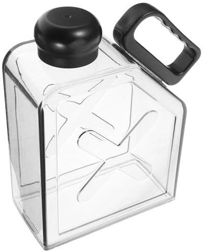 BIUDECO A5 Flache Wasserflasche Reisebecher Auslaufsichere Getränkeflasche Leicht Zu Tragender Behälterdeckel