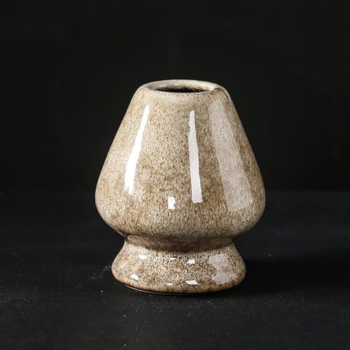 hiwhale Matcha Tee Schneebesen Halter Ständer Schüssel Bambus Schneebesen Pinsel Tee-Werkzeug Halter für Tee-Set Zubehör