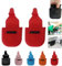 2 x Reusable Fuel Pump Gloves, Black Reusable Silicone Fuel Gloves with Magnetic Holder, Silicone Gloves for Pumping Gas, Comfortable Fuel Gloves