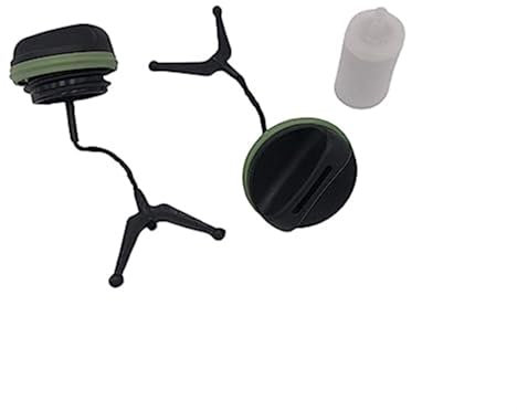 Jodriva Chain Saw Oil Fuel Cap Fuel Filter Kit, for Husqvarna, 440 445 450 455 Chainsaw Spare Parts Fuel Filler Cap